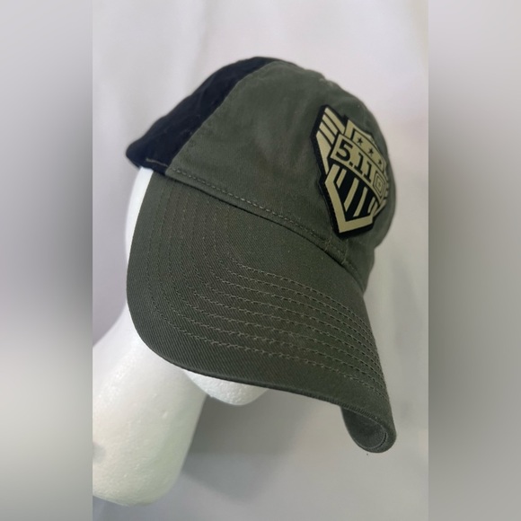5.11 Tactical Mens Baseball Cap Hat Army Green Hook And Loop One Size - Picture 3 of 9